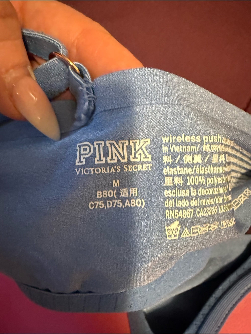 Victoria's Secret Loungin' Wireless Push Up Bra - Picture 3 of 3